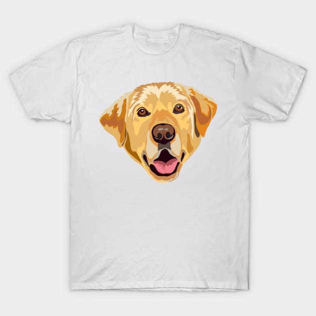 Yellow Labrador T-Shirt by MichellePhong